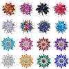 NONE Spilla da donna girasole Gioielli Nuova moda Moda retrò Fiore Spilla Gioielli con strass di cristallo Regali per feste con data di nozze