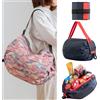 NONE Borsa per la spesa pieghevole Salva spazio Borsa per la spesa riutilizzabile per supermercato Borsa sportiva da viaggio per fitness da spiaggia per vestiti per snack