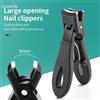 NONE Tagliaunghie con apertura a mascella grande da 8 mm Tagliaunghie speciale duro spesso Strumenti per manicure in acciaio inossidabile Tagliaunghie Trimmer Anti-spruzzi
