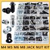 HUI JI M4 M5 M6 M8 mold Jack Nut Metal Pannel Petal Rivet dadi targa Fix Rivnut morsetto di espansione Lock bullone a vite Phillips esagonale