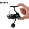 Huidiao 135g/4.76oz Mulinello da Spinning ultraleggero 500/800 Piccole dimensioni 5.2:1 Rapporto di trasmissione Mulinello da pesca sul ghiaccio compatto per la pesca invernale