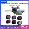 NEEWER Set di filtri ND compatibile con DJI Mini 3/Mini 3 Pro, accessorio per obiettivo drone con filtro a densità neutra da 6 pezzi