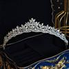 NONE Fascia per capelli da sposa con strass diademi e corone accessori per gioielli in cristallo da donna copricapo da damigella d'onore per feste