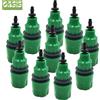 NONE Connettore rapido per tubo dell'acqua da 5 pezzi Connettore per tubo flessibile in plastica per parti di attrezzature per irrigazione del sistema di irrigazione a goccia per condutture da giardino