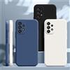 NONE Custodia quadrata in silicone liquido per Samsung Galaxy A55 A35 A25 A15 A05 A05S A54 A34 A24 A14 A53 A33 A52 A52S Cover Accessori per telefoni