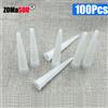 NONE 5-100 pz Ugelli di Vetro Colla di Vetro di Plastica Pistola per Mastice Ugelli Sigillante Punte per calafataggio in Silicone Tappi per Bocca Strumenti di Costruzione Domestica