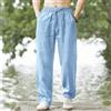 King Billion Pantaloni da spiaggia da uomo Pantaloni da jogging Streetwear Pantaloni sportivi in cotone e lino Pantaloni casual Vacanza hawaiana Allentati estivi Lunghi