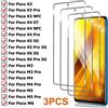 GRHTM 3PCS Vetro di Protezione per Poco X3 X4 GT X5 X6 Pro NFC 5G Protezione Dello Schermo per Xiaomi Poco M6 M5 M5S M4 M3 M2 Pro Pellicola di Vetro