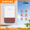 staniot Sirena Wireless Stroboscopica Staniot LoRa Impermeabile, Allarme ad Alto Decibel 120dB, Compatibile con Secpanel 7 Pro, Distanza di Trasmissione 500m