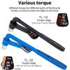 TOOPRE bicicletta chiave dinamometrica portatile Set esagonale interno 10-20NM Set di strumenti di coppia ad alta precisione biciclette comoda chiave dinamometrica