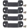 YNIBST Supporto universale per gancio per microfono con clip per radio portatile con viti e retro adesivo per radio Motorola Talkabout BaoFeng Cobra Midland