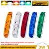 CHKJPLH 2 pz 12V 24V 6LED spia stroboscopica luce di segnalazione anteriore posteriore luce di ingombro laterale rimorchio furgone moto Turn Signa
