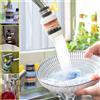 NONE Rubinetto universale a 6 strati Filtro antispruzzo Doccia Cucina Giardino Irrigazione Rotante Staccabile Depuratore d'acqua Testa di filtraggio