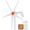 SucceBuy Generatore di turbina eolica 12V 500W/800W Generatore di energia eolica con controller MPPT adatto per camper di aziende agricole domestiche