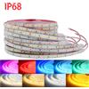 HEGEHE Striscia LED 12V 24V 5m 10m 20m IP68 Impermeabile 2835 Nastro flessibile a 9 colori con cavo a 2 pin 120LED/m Nastro luminoso 0,5m 1m 2m