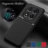 Foohly Custodia Protettiva Robusta Antiscivolo per Xiaomi Redmi Note 15 14 Pro 5G Pro+ Plus con Supporto Magnetico per Auto