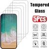 Hekiy 5 Pezzi di Vetro Temperato per iPhone 17 16 15 14 13 12 Pro Max, Protezione Schermo per iPhone 12Mini 13Mini 14 Plus 14Pro Glass 16Pro Max