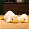 45-75 CM Simpatico Cartone Animato Anime Party Pose Anatra Gialla Peluche Kawaii Anatra Per Bambini Bambola Lenitiva Cuscino Fatto A Mano Regalo Di Compleanno