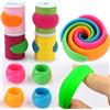 NONE ‌ 4/8/12 pezzi in silicone colorato filo bobina anelli morsetti supporto bobina risparmiatori per macchina da cucire fai da te bobina clip accessori