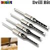 NONE 1-4 pz HSS Foro Quadrato trapano Lavorazione Del Legno Trapano Strumenti Coclea Mortasatrice Scalpello Set di Trapano Mobili FAI DA TE Quadrato lavorazione del legno trapano