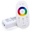 NONE Controller LED wireless 12V 24V 18A 2.4G Controller RGB RGBW Pannello tattile montato a parete Striscia LED RGB remota/Lampadina/Downlight