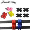 Sharrow 4 pz/borsa Ammortizzatori per Flettenti Arco Compound, Stabilizzatori in Gomma per Flettenti, Riduzione degli Urti per il Tiro con l'Arco