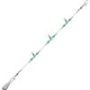 NONE 3 pezzi Leader da pesca Rig Perline luminose notturne con girelle Snap Sea Fishing Rig 60 cm 80 cm 100 cm 120 cm