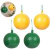 NONE 1/10pcsReusable Hanging Fly Trap Ball Pest Repeller Killer Hanging On Tree Fruit Fly Catcher Sticky Trap Fly Outdoor Garden Tool