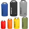 Maike Borse asciutte Borsa impermeabile per donna Uomo 5L/10L/15L Nuoto Rafting Kayak River Trekking Zaino impermeabile asciutto