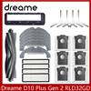 Dreame D10 Plus Gen 2 RLD32GD Robot Aspirapolvere Pezzi di ricambio Materiali di consumo Spazzola laterale principale Filtro Hepa Mop Panno Sacchetto per la polvere Accessori