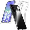 jaspever Custodia morbida in silicone trasparente ultra sottile per Samsung Galaxy A56 A36 A26 A16 A06 4G 5G Cover sottile trasparente A 56 36 26 16 06 Shell
