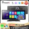 Podofo 4 + 64G Android Smart Screen Player 10.26 ''WIFI GPS Navigazione DVR per auto con fotocamera frontale Bluetooth FM Assist di retromarcia