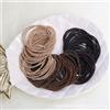 NONE 100 pz/set Legami Dei Capelli Elastici In Gomma per Le Donne Degli Uomini Sottile Elastici Per Capelli Coda di Cavallo Scrunchies Accessori Per Capelli per Le Donne
