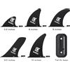 APWIKOGER 4.5/8/9/9.5/10 pollici Tavola da surf Pinna SUP Accessori Stand Up Paddle Board Pinna scorrevole Staccabile Surf Onda d'acqua Pinna Stabilizzatore