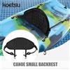 NONE KOETSU Schienale per canoa piccolo Materiale morbido in tessuto Oxford con 4 fibbie in nylon per pagaie per canoe per kayak di supporto migliorato