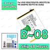 EOBATACC 100% nuova batteria ad alta quanlity B-O8 per VIVO Y52S/Y31S/Y31-2021/ Y72 5G /Y51 2020/Y52 5G/Y72 5G (lndia) Batteria + Strumenti gratuiti
