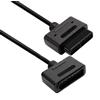 OULLX Cavo per gamepad da 1,8 m per Nintendo Super Famicom SFC SNES Cavo di prolunga per controller di gioco Console di gioco Cavo convertitore splitter