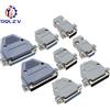 DQLZV DB15 DB25 DB9 DB37 Porta seriale parallela Fmaschio/Maschio Connettore a saldare + Plastica Assemblare Shell Cover 37 9 Adattatore VGA 15PIN