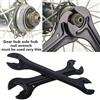 NONE 1pc chiave a cono per mozzo bici testa portatile chiave per asse aperto strumento di riparazione mozzo bici accessori per strumenti di riparazione biciclette da montagna