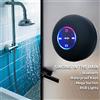 Fomscvka Altoparlante Bluetooth wireless portatile Luce a LED Altoparlante impermeabile IPX4 Bagno esterno Scatola audio stereo con grande ventosa