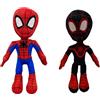 Potdemiel Bambola di pezza Disney Spider-Man da 30 cm, peluche da supereroe per bambini, regali di compleanno di Natale per ragazzi e ragazze