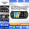 Hizpo 7 pollici Carplay 4G 7862 Android 14 Autoradio per Fiat Fiorino/Citroen Nemo/Peugeot Bipper Lettore video multimediale WIFI