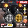 CO LIGHT 4 "LED Luce da lavoro Faretto Fendinebbia Lampada di guida Stroboscopica per BMW R1200GS R1250GS F800 F850 F900 Moto SUV ATV 24V