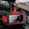 EAFC 12V 6A Caricatore di riparazione Impulsi di alimentazione Caricabatteria per auto Display a LED Caricabatteria per camion Moto Batteria al piombo asciutto e bagnato