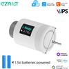 EZAIOT Attuatore Termostatico per Radiatore WiFi6 EZAIOT Tuya, 2 Batterie, Valvola Termostatica TRV, Controllo Temperatura Smart Life, Compatibile con Alexa e Google