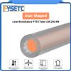 FYSETC Per Bambu Lab Creality Voron Anycubic Tubo in PTFE a forma di stella Tubo in PTFE resistente alle alte temperature a bassa resistenza con diametro esterno di 4 mm