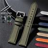 langley Cinturini per orologi in pelle di tela vela di qualità 20mm 22mm per Seiko per cinturino in nylon in tessuto Omega Accessori per cinturini a sgancio rapido