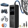 STSCELZ Pompa d'Aria Wireless per Auto 150PSI, Gonfiatore Elettrico Portatile per Pneumatici di Moto, Bici, Auto e Palloni