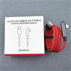 Rockever Cavo di Ricarica Rapida Supervooc 100W 80W 10A per Oneplus Ace 6 5 3 13 12 11 10T 9 8T Pro 90 ° Cavo dati da gioco intrecciato con connettore USB-C a gomito