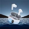 CHUBAN Cuffie wireless TWS per giochi, cuffie Bluetooth con microfono, riduzione del rumore, auricolari con bassi ad alta fedeltà per telefoni